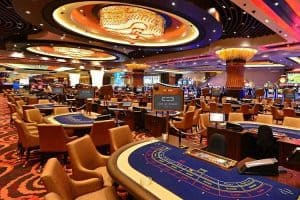 philippines casino in manila with no patrons on the gaming floor