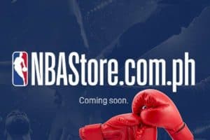 nba philippines web store landing page with boxing gloves overlaid