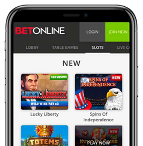 BetOnline Mobile app screenshot