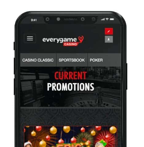 Everygame mobile casino options