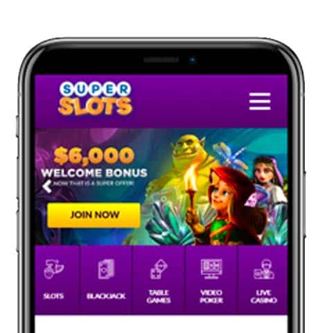 Super Slots mobile casino