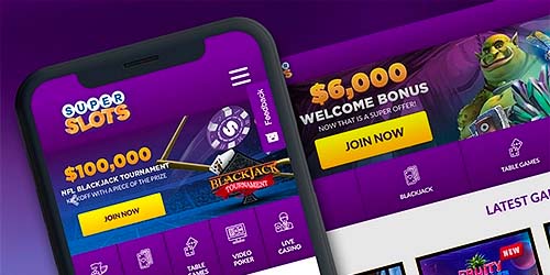 Super Slots mobile gambling