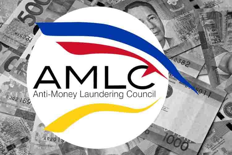 AMLC logo with PH money