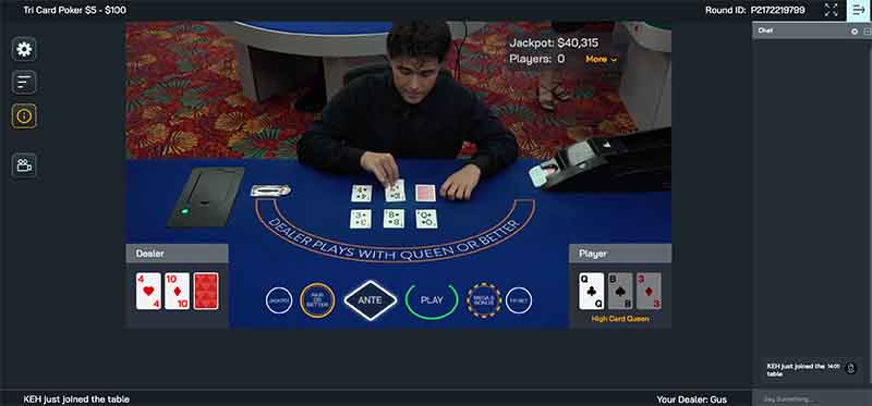 Tri-Card Poker